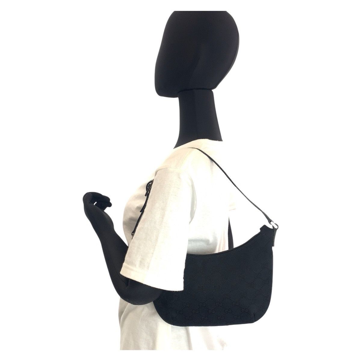 Gucci Gucci Gucci GG Canvas Leather Shoulder Bag Canvas Shoulder Bag 005 0813 DUTY FREE for USA Size ONE SIZE - 5 Thumbnail