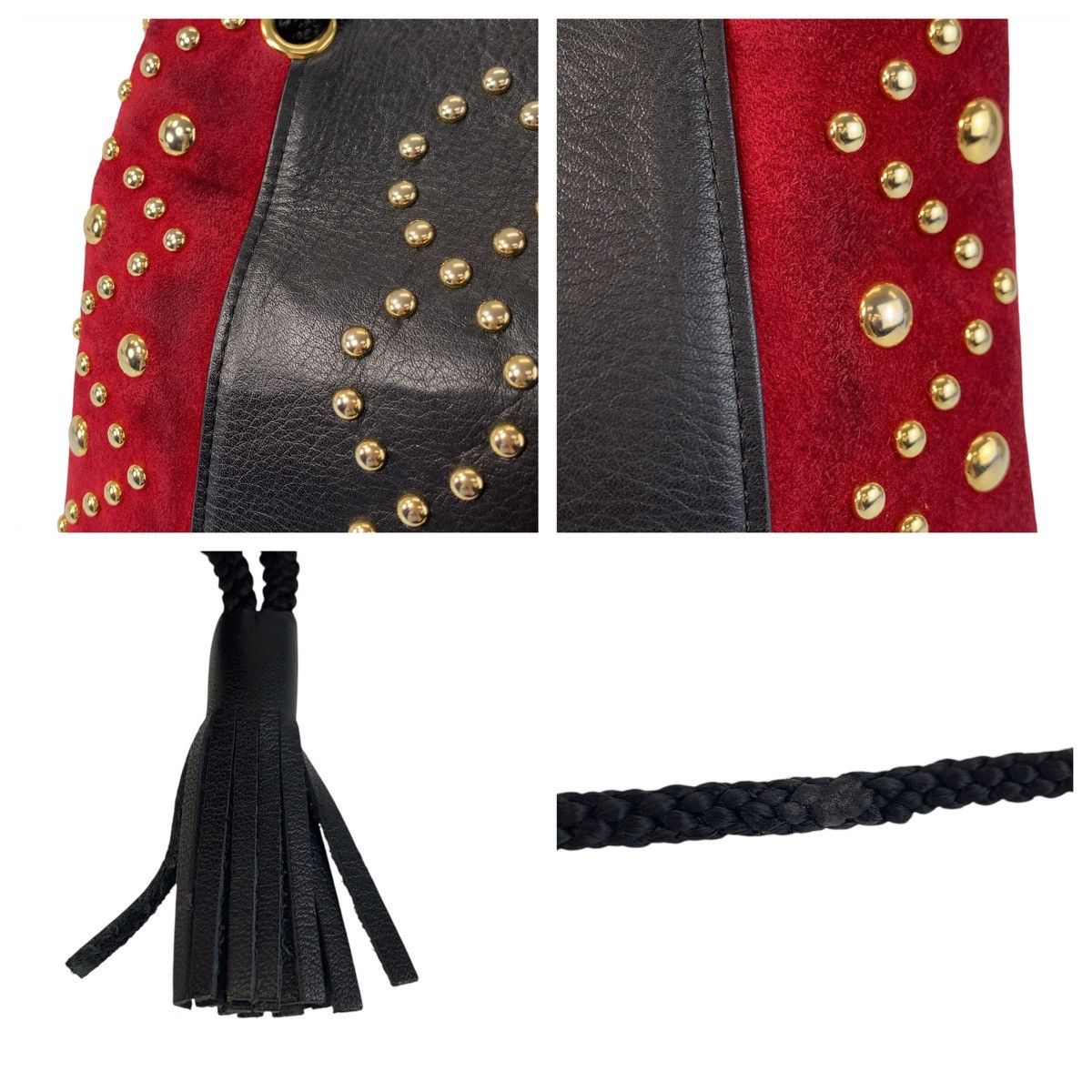 Yves Saint Laurent Yves Saint Laurent Yves Saint Laurent YSL Suede/Leather Shoulder Bag Suede Shoulder Bag Size ONE SIZE - 5 Thumbnail