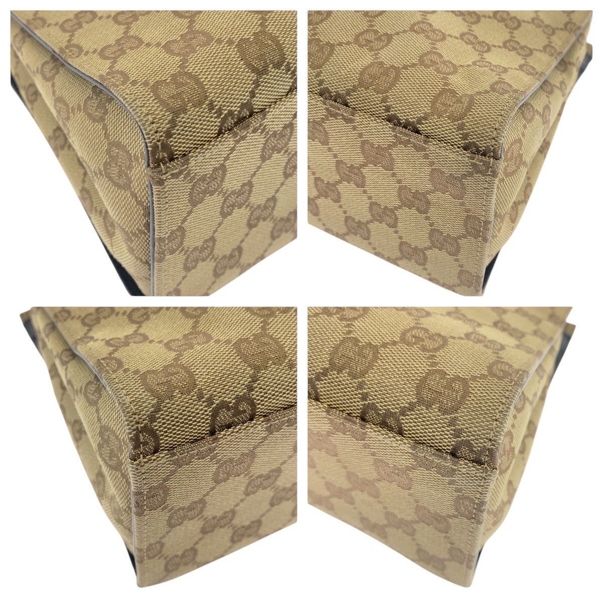 Gucci Gucci Gucci Bamboo GG Canvas Tote Bag Canvas Tote Bag 002 1016 DUTY FREE for USA Size ONE SIZE - 3 Thumbnail