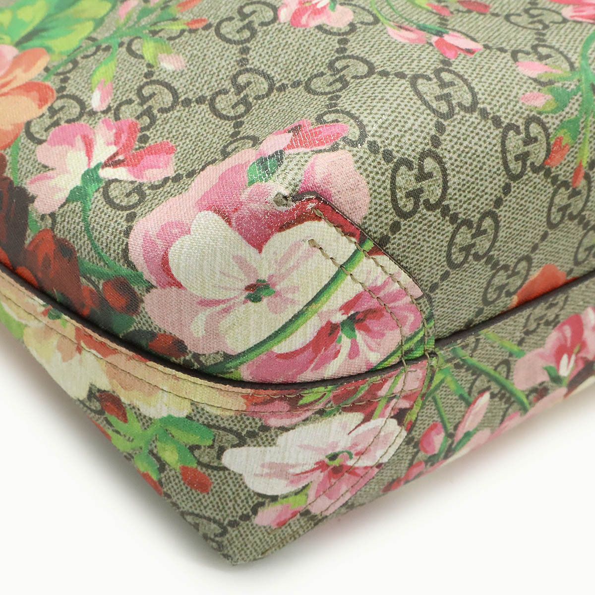 Gucci Gucci Gucci GG Blooms GG Supreme PVC Tote Bag Canvas Tote Bag 372613 Size ONE SIZE - 3 Thumbnail