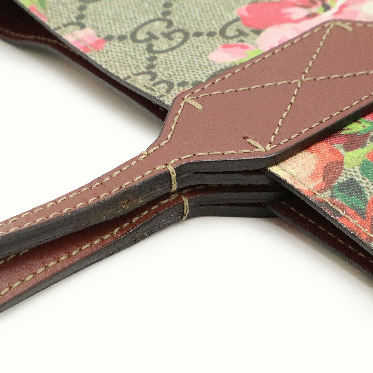 Gucci Gucci Gucci GG Blooms GG Supreme PVC Tote Bag Canvas Tote Bag 372613 Size ONE SIZE - 5 Thumbnail