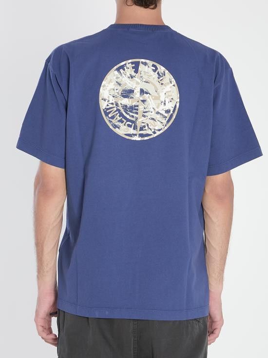 Stone Island STONE ISLAND Men T-Shirts K1S1521002RC BLUE Size US XL / EU 56 / 4 - 4 Thumbnail