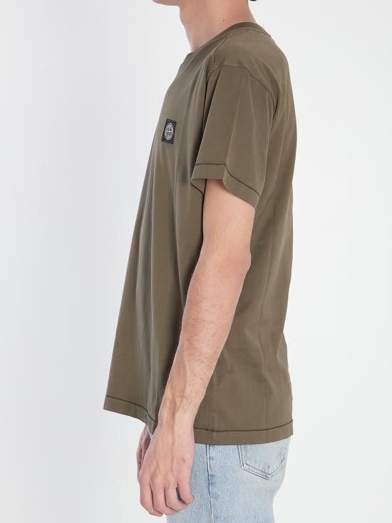 Stone Island STONE ISLAND Men T-Shirts K1S152100039 GREEN Size US L / EU 52-54 / 3 - 3 Thumbnail
