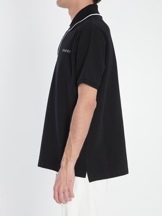 Gucci GUCCI Men Polo Shirts 806250 BLACK Size US L / EU 52-54 / 3 - 3 Thumbnail