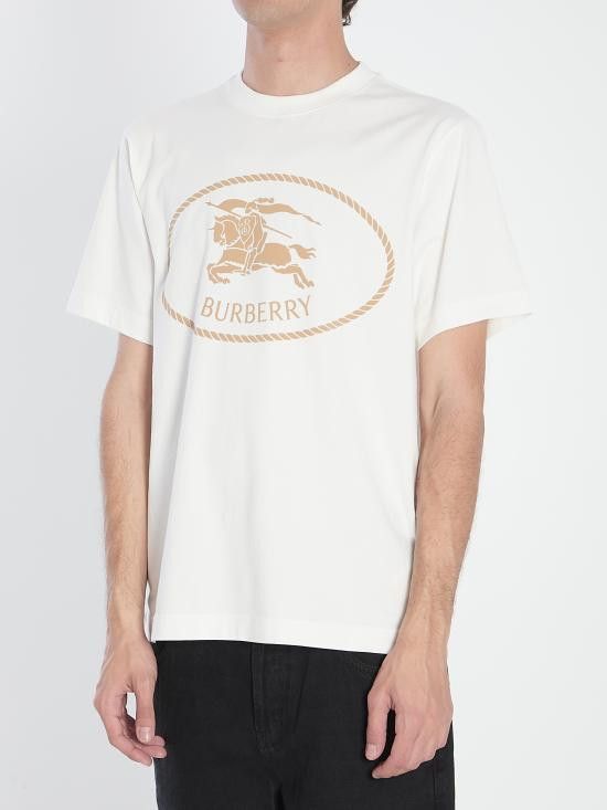 Burberry BURBERRY Men T-Shirts 8110112 WHITE Size US L / EU 52-54 / 3 - 2 Thumbnail