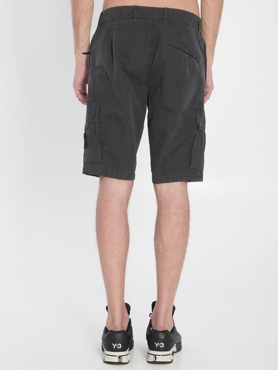 Stone Island STONE ISLAND Men Shorts K1S15L100011 BLACK Size US 30 / EU 46 - 4 Thumbnail