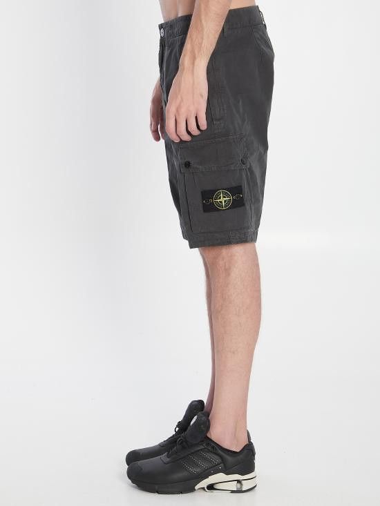 Stone Island STONE ISLAND Men Shorts K1S15L100011 BLACK Size US 30 / EU 46 - 3 Thumbnail