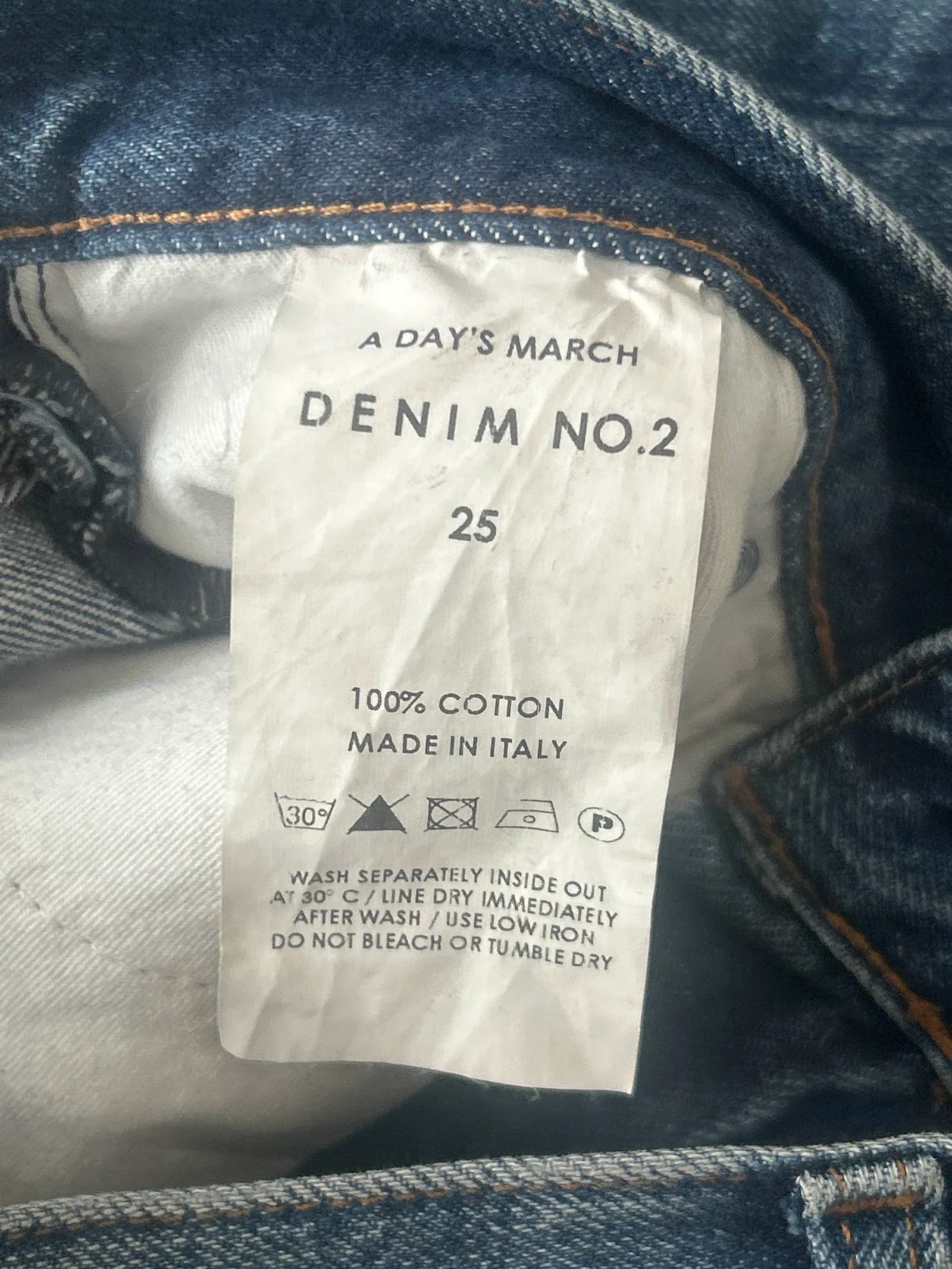A Day's March A Day's March Demin NO.2 Jeans Size 25" / US 0 / IT 36 - 4 Thumbnail