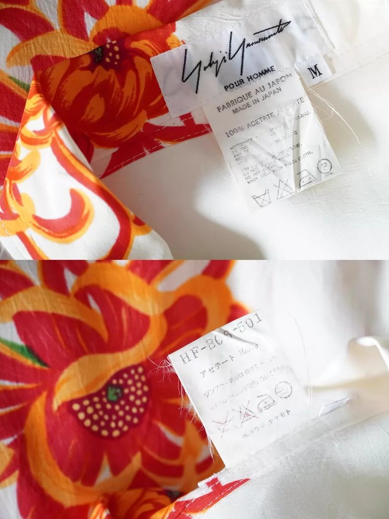 Yohji Yamamoto Yohji Yamamoto Floral Shirt for Youth Size US M / EU 48-50 / 2 - 8 Thumbnail
