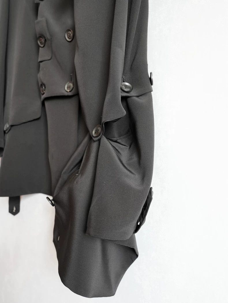 Yohji Yamamoto Yohji Yamamoto Deconstructed Silk Jacket Size US M / EU 48-50 / 2 - 8 Thumbnail