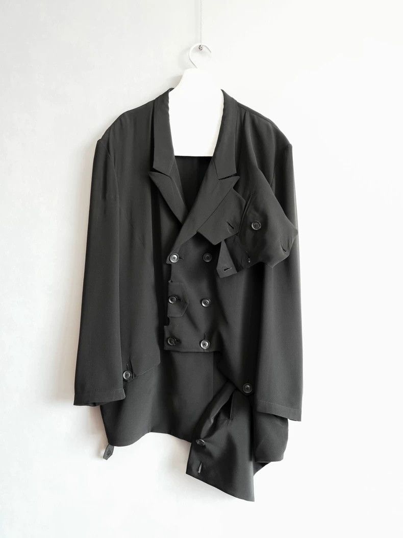 Yohji Yamamoto Yohji Yamamoto Deconstructed Silk Jacket Size US M / EU 48-50 / 2 - 5 Thumbnail