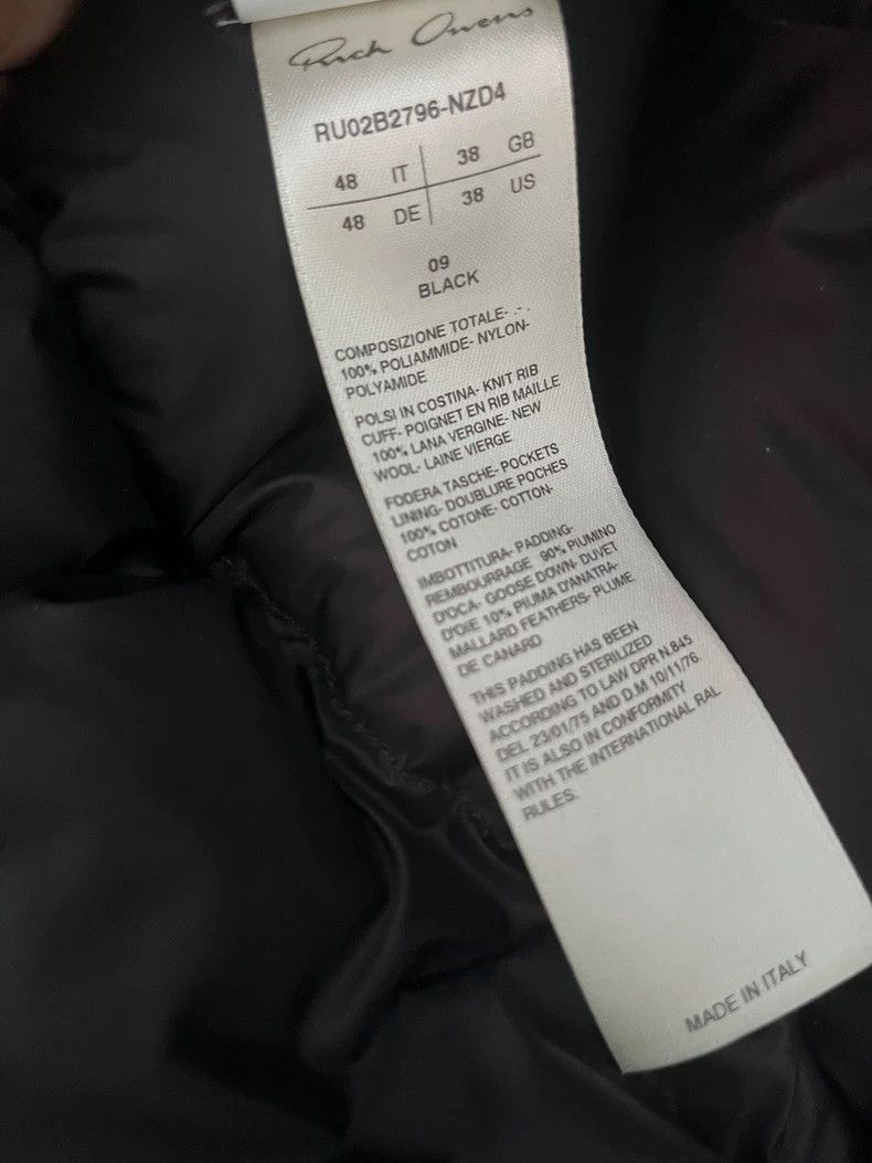 Rick Owens Rick Owens Hooded Down Jacket Size US M / EU 48-50 / 2 - 5 Thumbnail