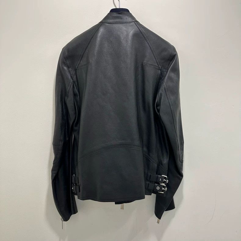 Dior Black Leather Zipper Jacket by Dior Size US L / EU 52-54 / 3 - 2 Thumbnail