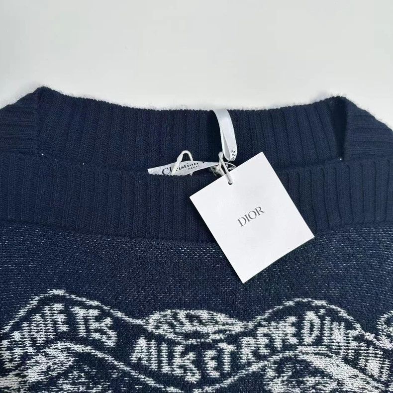Dior Dior Striped Graphic Sweatshirt US4 Size US M / EU 48-50 / 2 - 4 Thumbnail