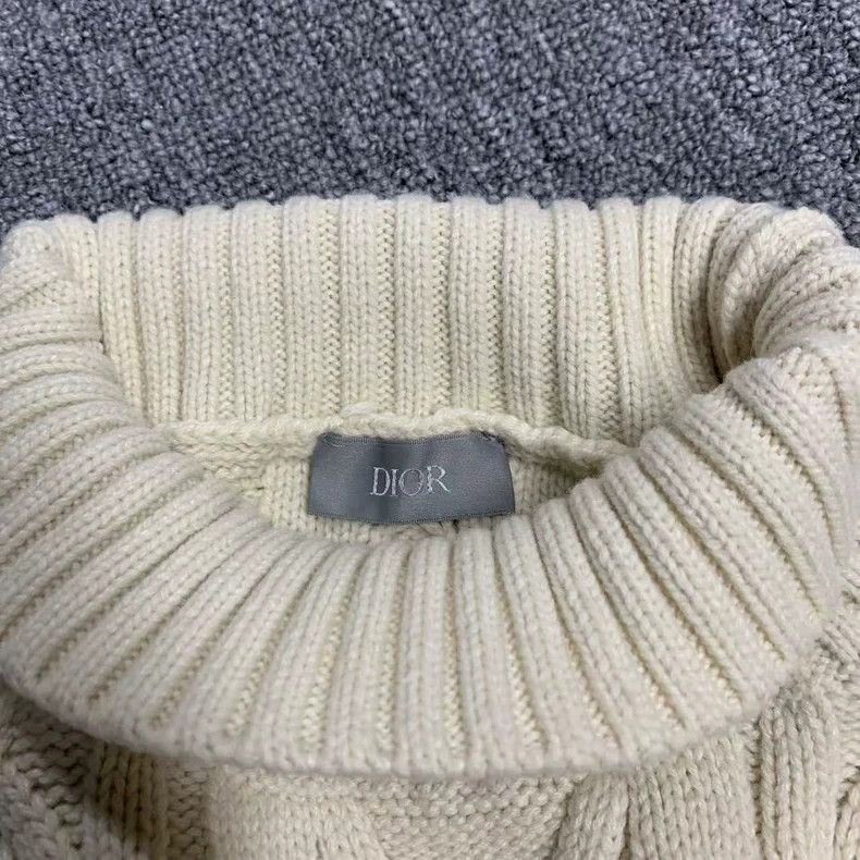 Dior Dior Logo Embroidered Knit Sweater Size US S / EU 44-46 / 1 - 3 Thumbnail