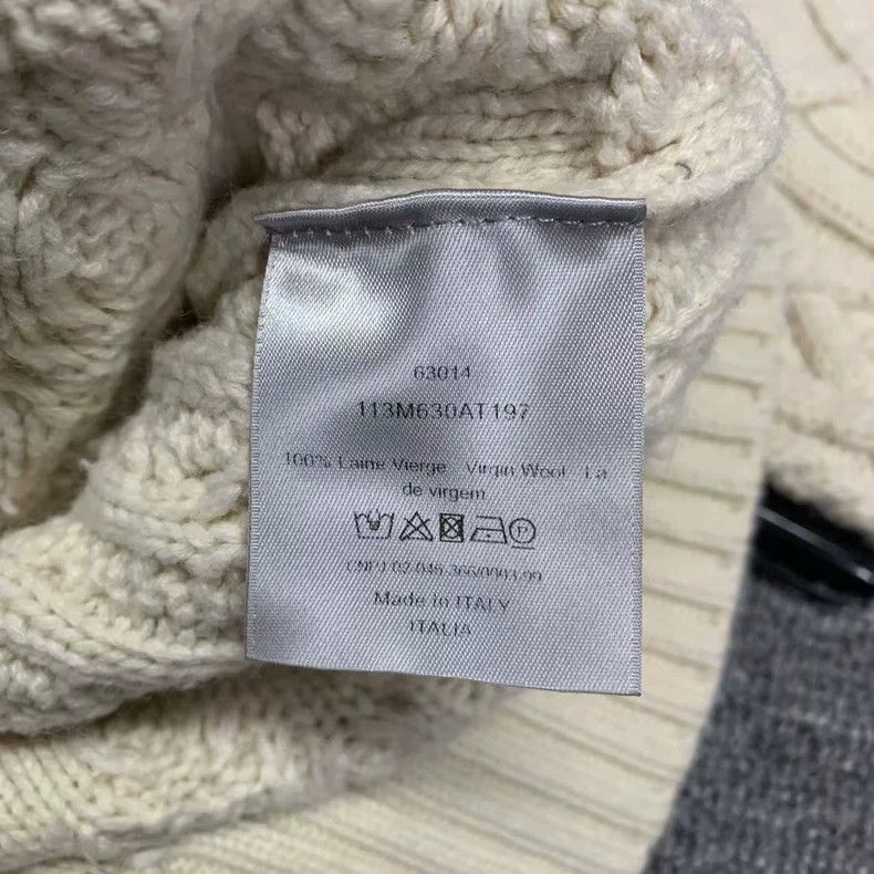 Dior Dior Logo Embroidered Knit Sweater Size US S / EU 44-46 / 1 - 5 Thumbnail