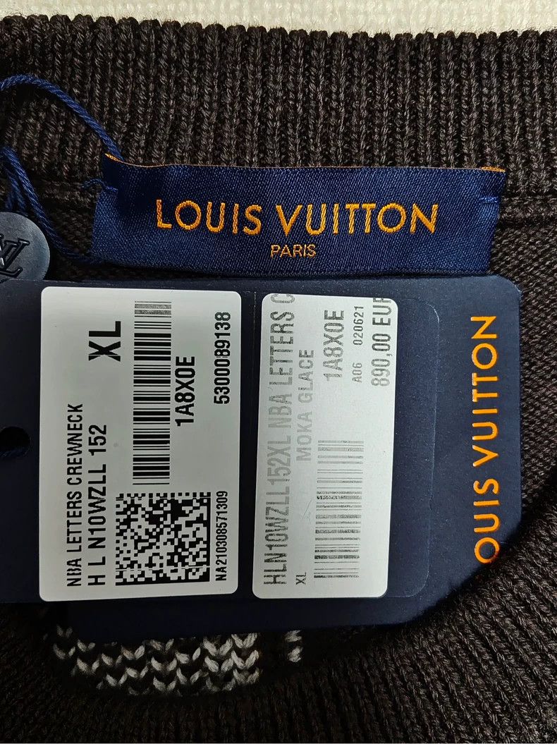 Louis Vuitton Louis Vuitton x NBA Collaboration Sweater Size US XL / EU 56 / 4 - 4 Thumbnail