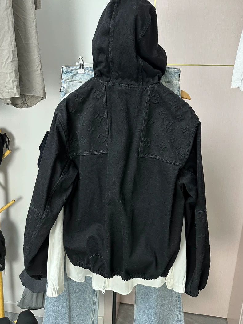 Louis Vuitton Louis Vuitton Hooded Denim Jacket Size US L / EU 52-54 / 3 - 2 Thumbnail