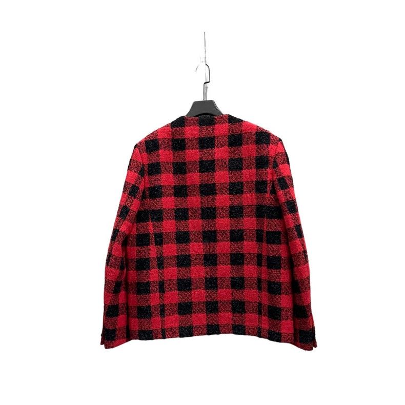 Louis Vuitton Louis Vuitton Red and Black Check Jacket Size US L / EU 52-54 / 3 - 2 Thumbnail