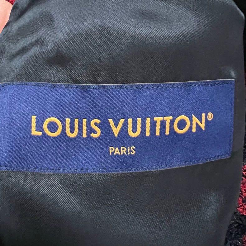 Louis Vuitton Louis Vuitton Red and Black Check Jacket Size US L / EU 52-54 / 3 - 3 Thumbnail