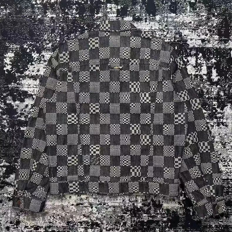 Louis Vuitton Louis Vuitton Checkered Denim Jacket Size US L / EU 52-54 / 3 - 3 Thumbnail