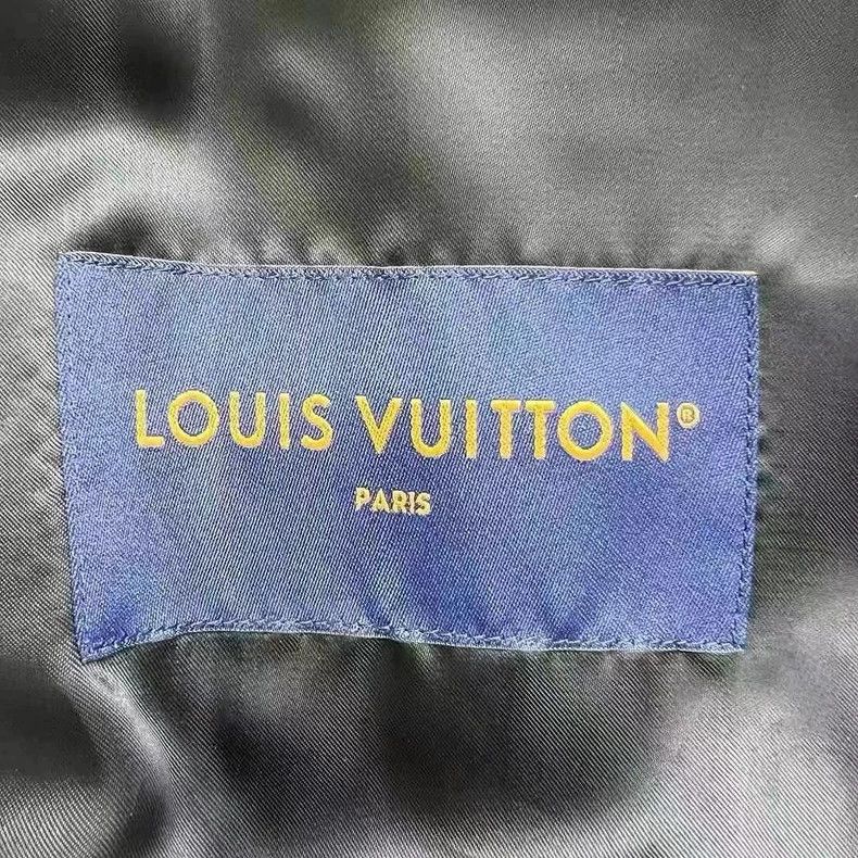 Louis Vuitton Louis Vuitton Black Leather Baseball Jacket Size US M / EU 48-50 / 2 - 6 Thumbnail