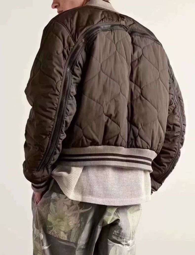 Dries Van Noten Dries Van Noten Brown Zipper Jacket Size US L / EU 52-54 / 3 - 9 Thumbnail