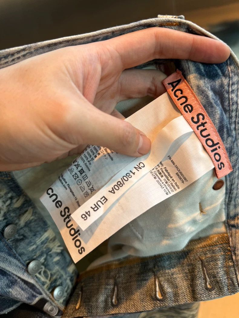 Acne Studios Acne Studios 3D Printed Denim Pants Size US 34 / EU 50 - 6 Thumbnail