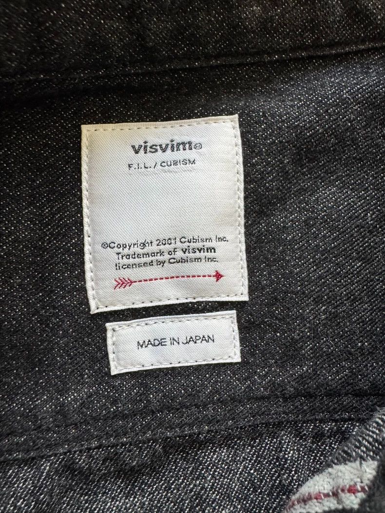 Visvim VISVIM Workhorse Shirt in Black Denim Size US M / EU 48-50 / 2 - 4 Thumbnail