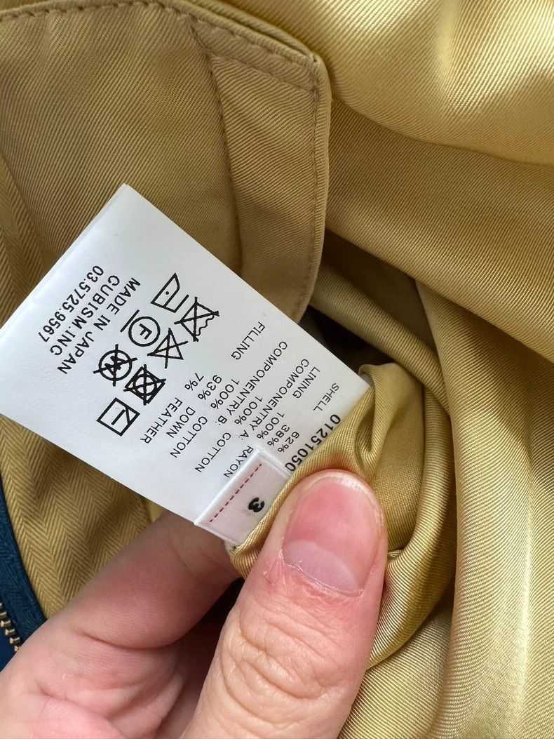 Visvim VISVIM IRIIS DOWN Jacket in Blue Size US M / EU 48-50 / 2 - 3 Thumbnail