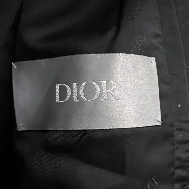 Dior Black Embroidered Jacket by Dior Size US M / EU 48-50 / 2 - 3 Thumbnail