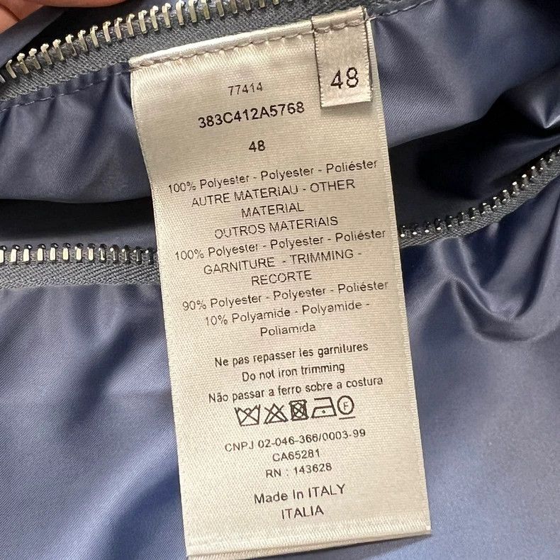 Dior Dior Navy Nylon Logo Jacket Size US L / EU 52-54 / 3 - 5 Thumbnail