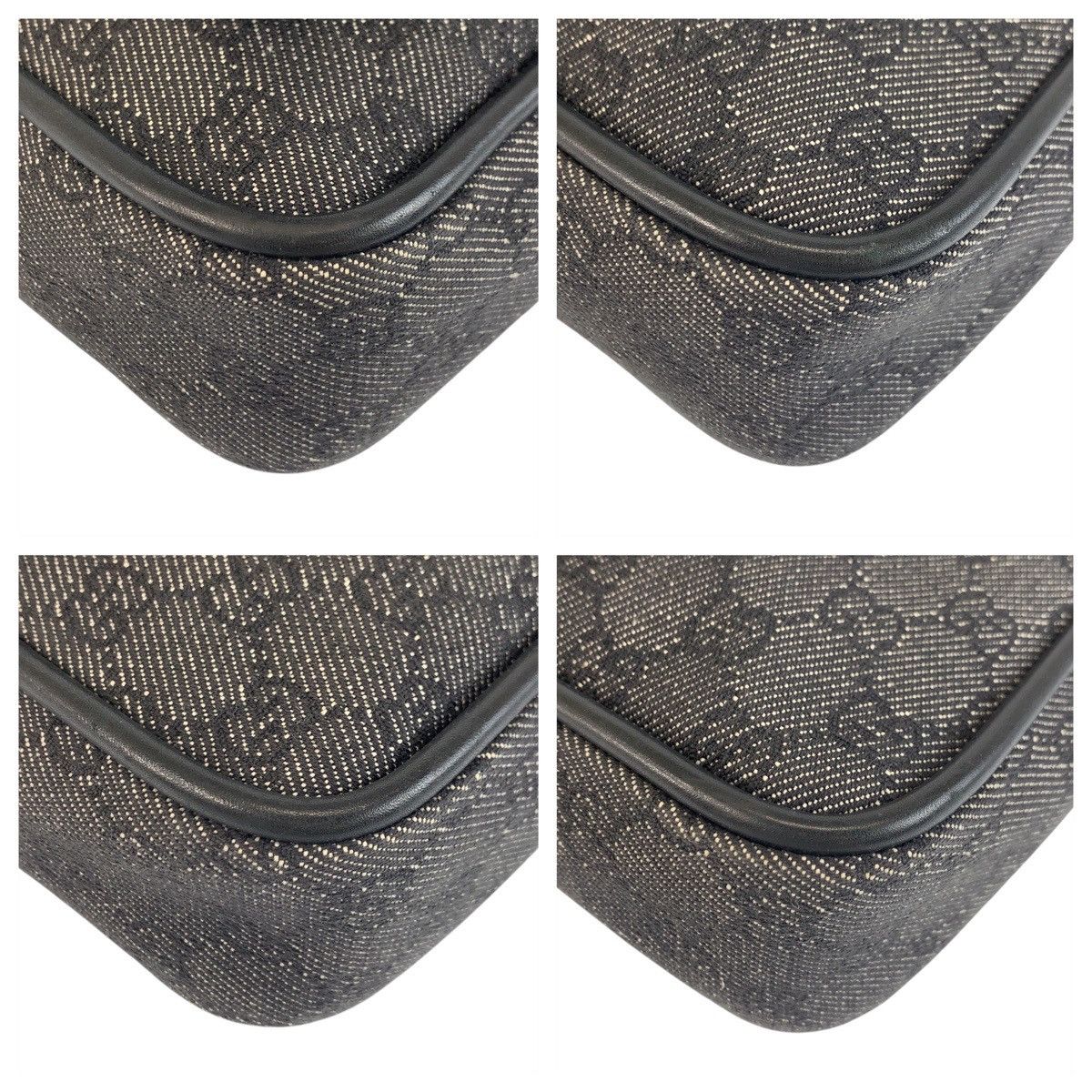 Gucci Gucci Gucci GG Canvas Leather Shoulder Bag Canvas Shoulder Bag 92729 Size ONE SIZE - 3 Thumbnail