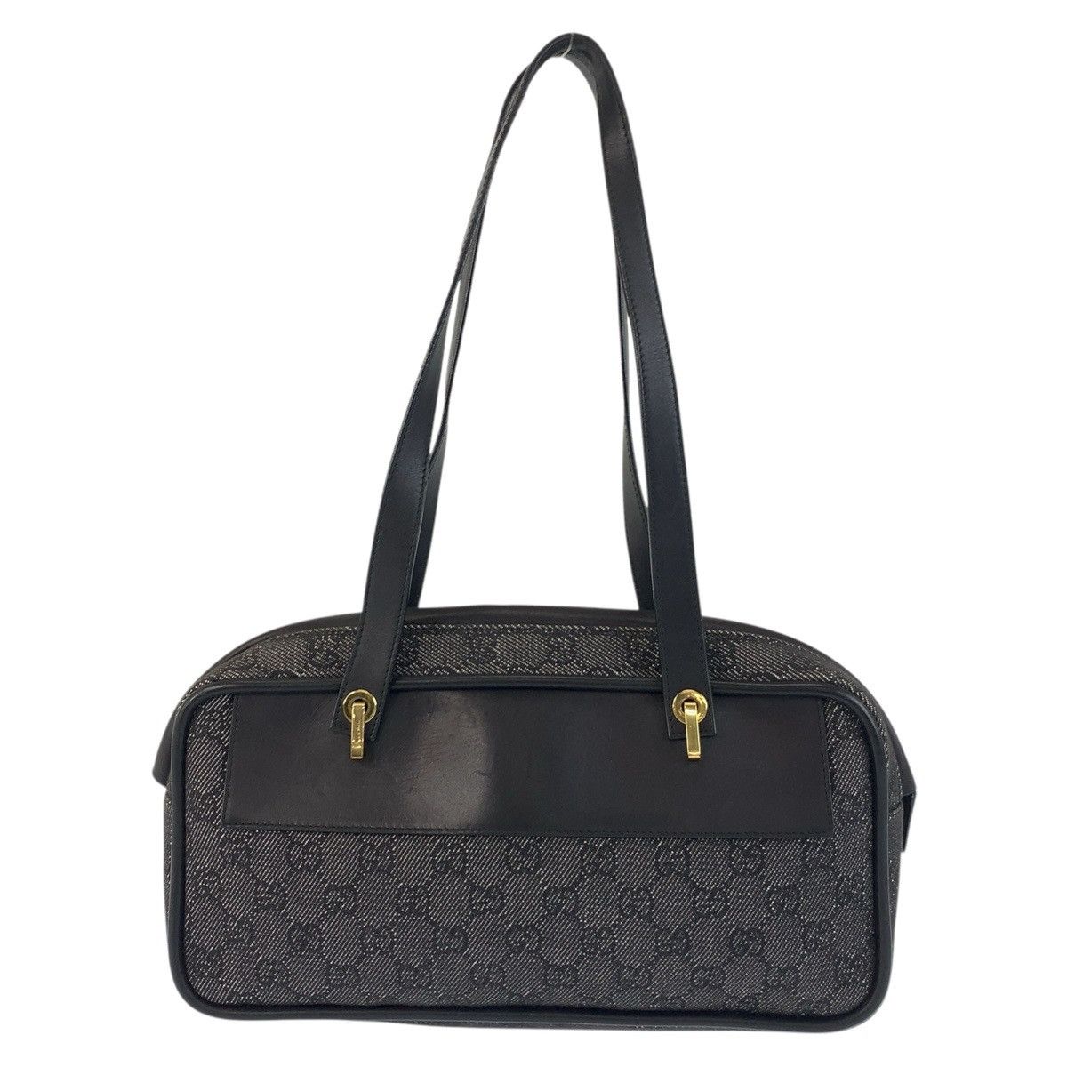 Gucci Gucci Gucci GG Canvas Leather Shoulder Bag Canvas Shoulder Bag 92729 Size ONE SIZE - 2 Thumbnail