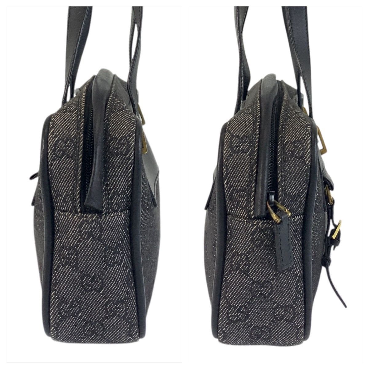 Gucci Gucci Gucci GG Canvas Leather Shoulder Bag Canvas Shoulder Bag 92729 Size ONE SIZE - 7 Thumbnail