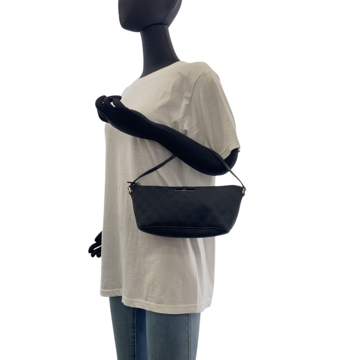 Gucci Gucci Gucci GG Canvas Leather Handbag Canvas Handbag 07198 Size ONE SIZE - 7 Thumbnail