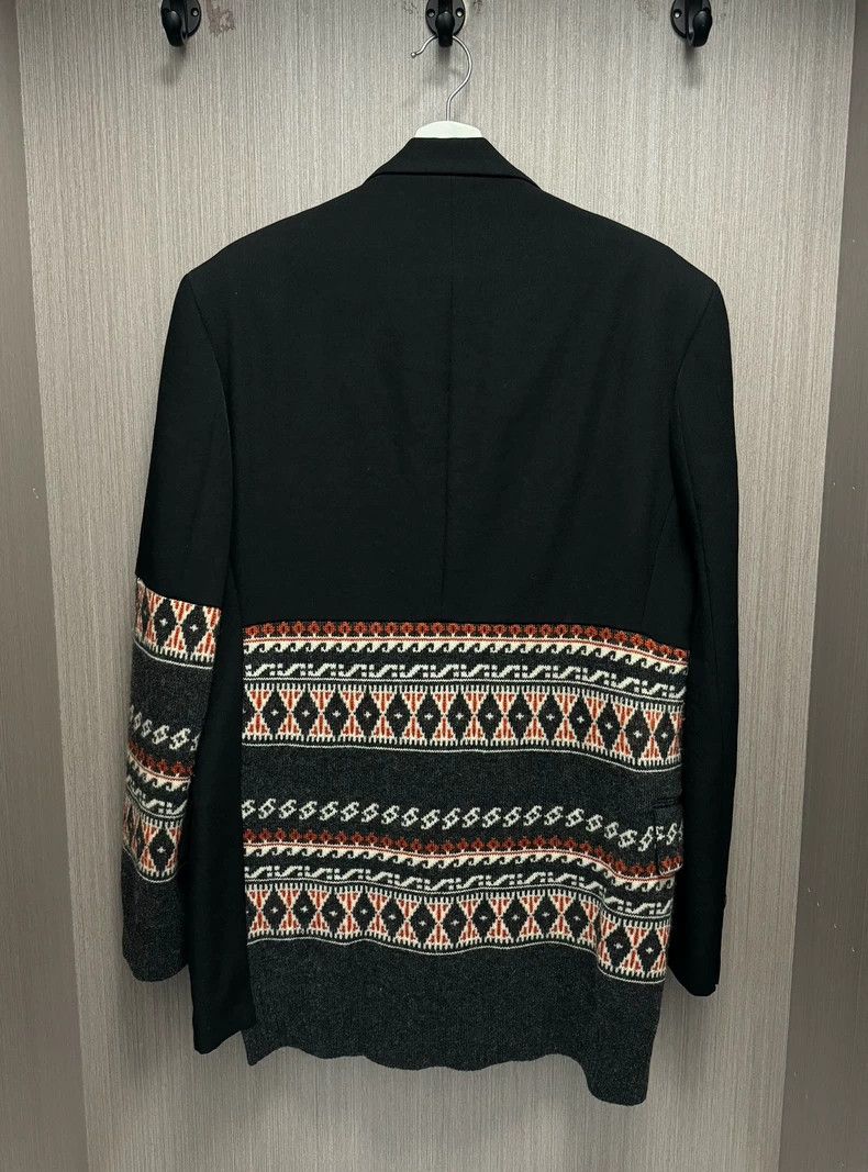 Yohji Yamamoto Yohji Yamamoto 2007 Knit Patchwork Jacket Size US M / EU 48-50 / 2 - 4 Thumbnail