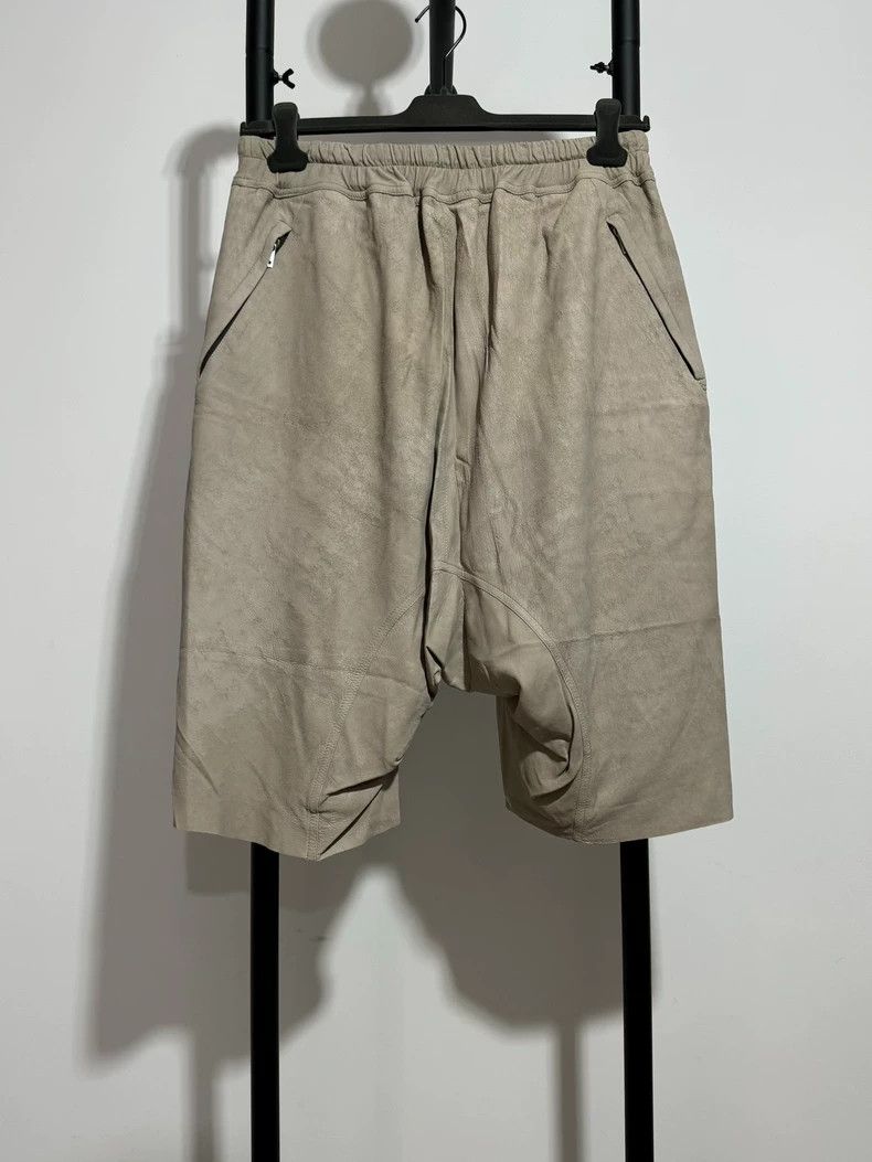 Rick Owens Rick Owens Leather Shorts Size 50 Size US 34 / EU 50 - 2 Thumbnail
