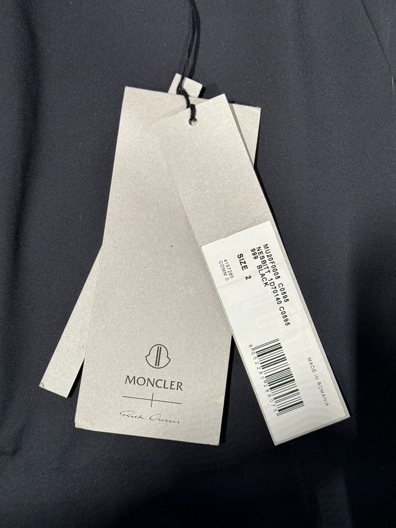 Moncler Rick Owens Moncler Collaboration Windbreaker Coat Size US M / EU 48-50 / 2 - 6 Thumbnail