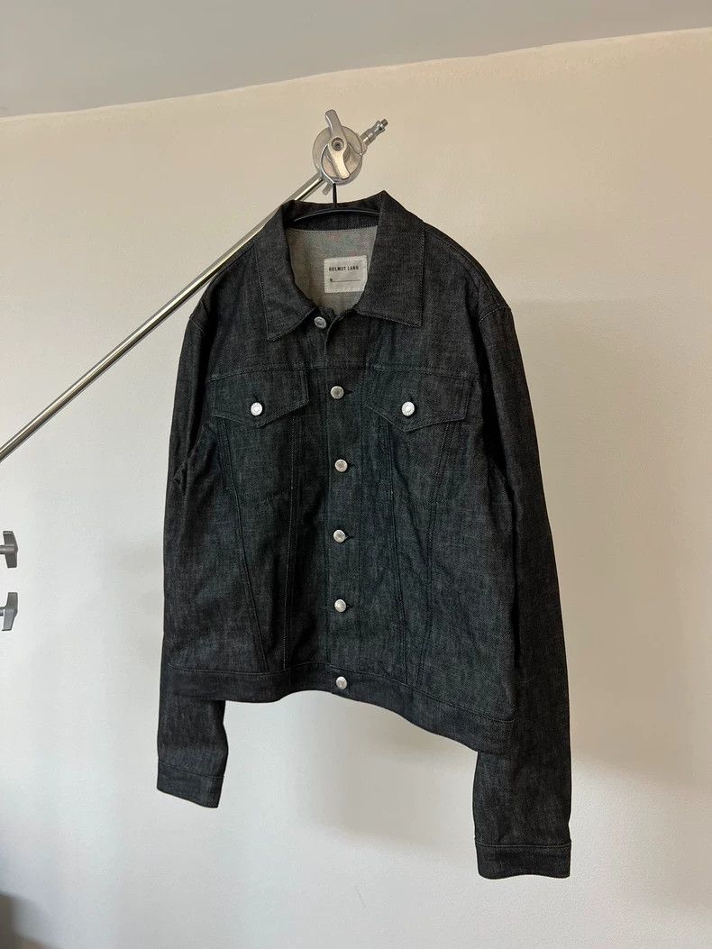 Helmut Lang Helmut Lang Black Denim Jacket Size US M / EU 48-50 / 2 - 2 Thumbnail