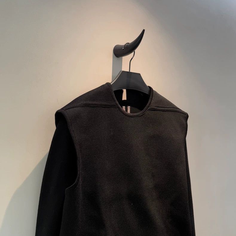 Rick Owens Rick Owens Long Sleeve Cotton Top Size US S / EU 44-46 / 1 - 2 Thumbnail