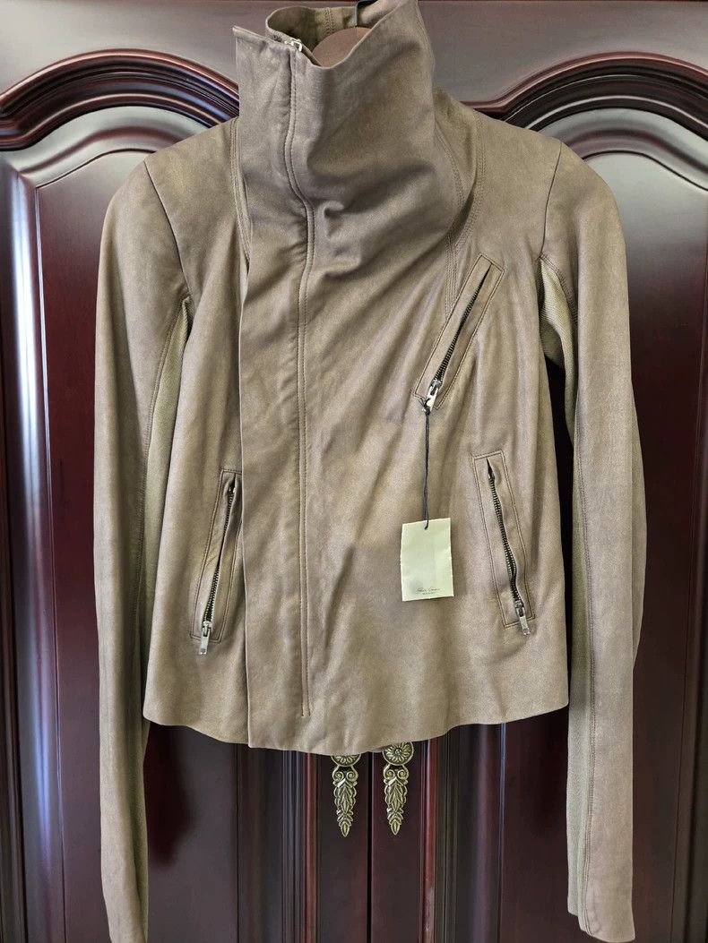 Rick Owens Rick Owens Brown Leather Jacket for Women Size M / US 6-8 / IT 42-44 - 4 Thumbnail