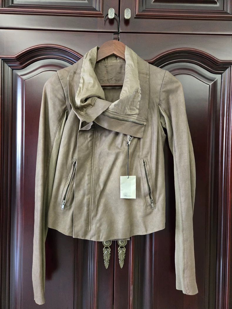 Rick Owens Rick Owens Brown Leather Jacket for Women Size M / US 6-8 / IT 42-44 - 6 Thumbnail