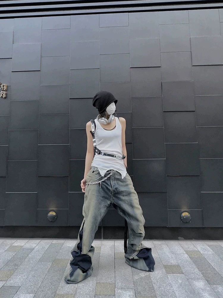 Rick Owens Gradient Blue Zip Pants by Rick Owens Size US 31 - 9 Thumbnail