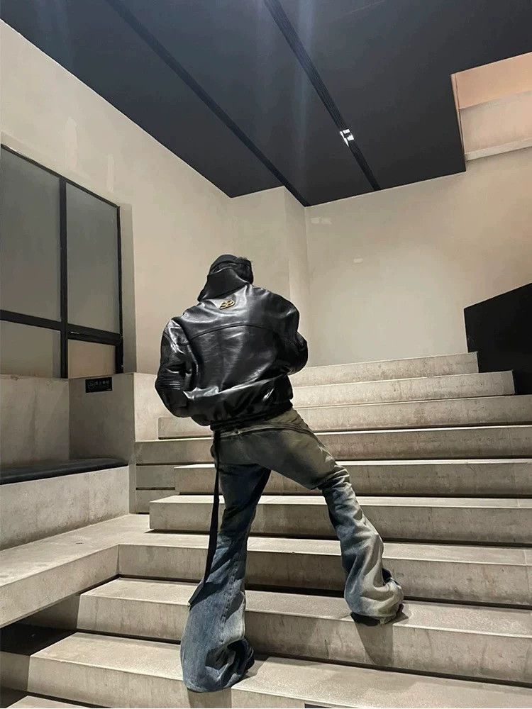 Rick Owens Gradient Blue Zip Pants by Rick Owens Size US 31 - 7 Thumbnail