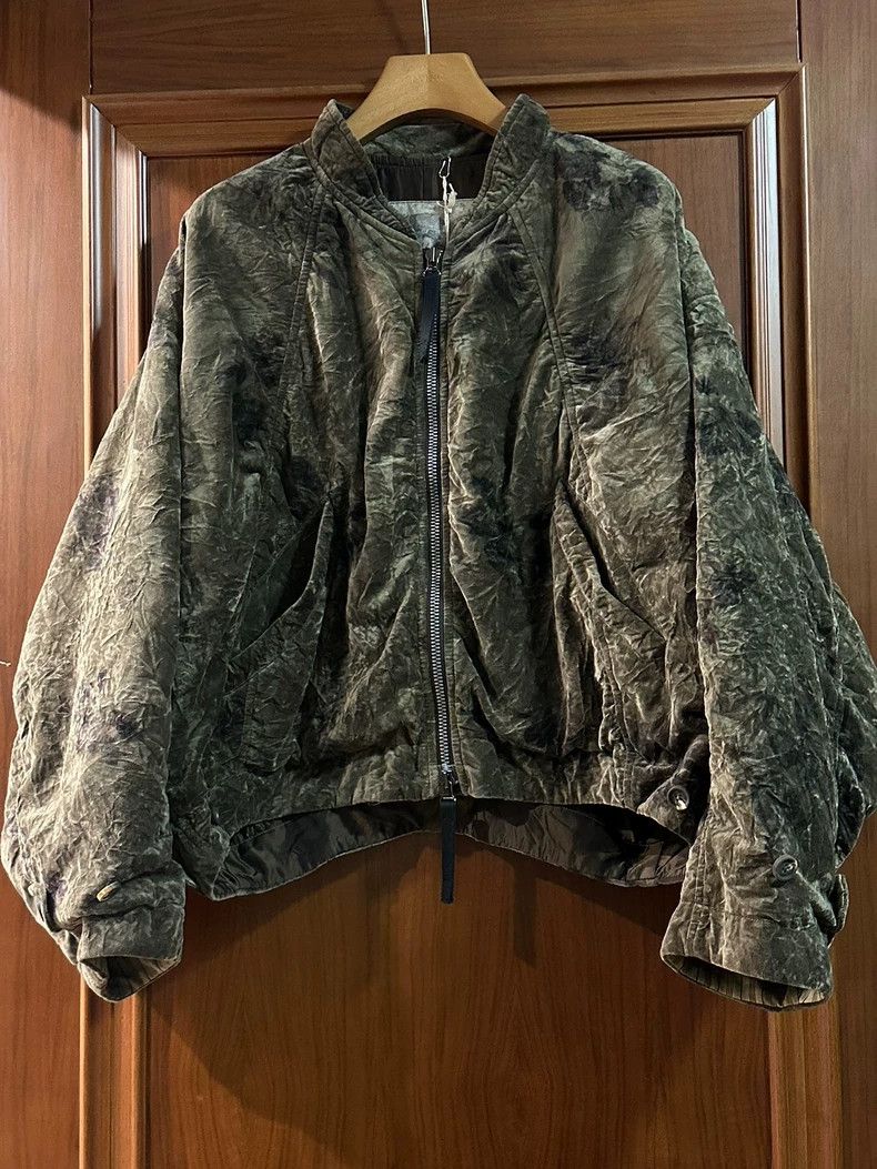 Ziggy Chen Velvet Bomber Jacket 24AW 