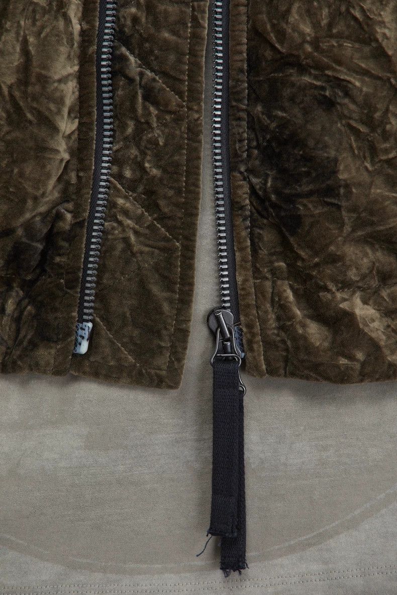 Ziggy Chen Velvet Bomber Jacket 24AW 