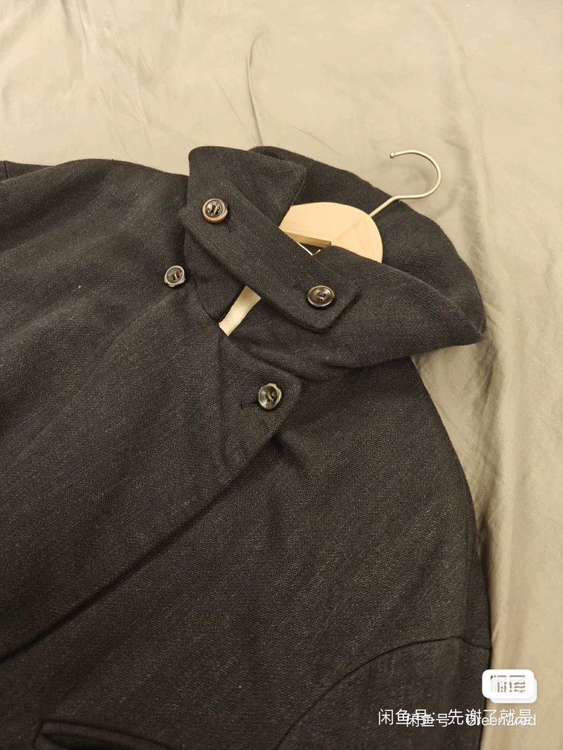 Ziggy Chen Ziggy Chen Wool Blend Long Coat Size US XL / EU 56 / 4 - 4 Thumbnail