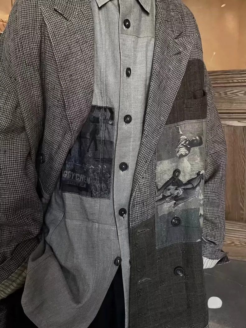 Ziggy Chen Ziggy Chen 21SS Plaid Coat Size US M / EU 48-50 / 2 - 2 Thumbnail