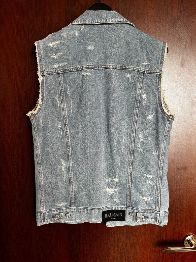 Balmain Balmain Denim Vest for Stylish Casual Wear Size US M / EU 48-50 / 2 - 3 Thumbnail